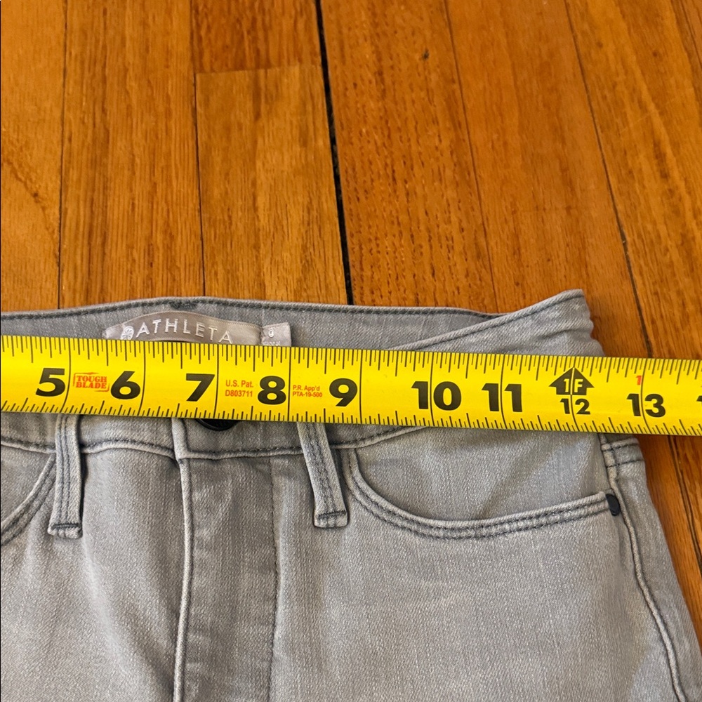 Athleta Women's Light Gray Skinny Jeans - Picture 7 of 9